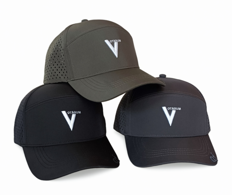 Custom Logo 6 Panel Perforated Gorras Golf Baseball Cap 3D embroidery Logo Curved Brim Sports Surf Waterproof Men Dad Caps Hat