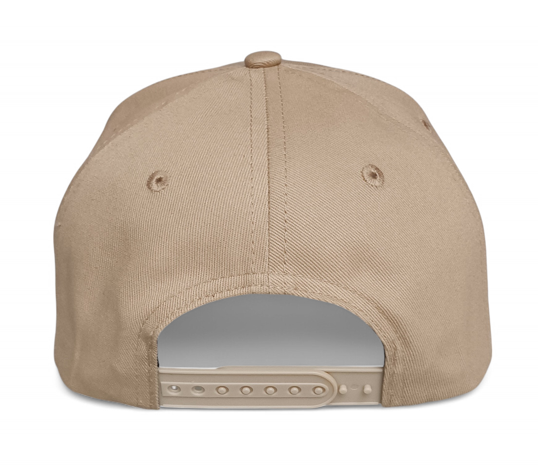 High Quality 5-Panel A-Frame Baseball Cap Khaki Color with OEM Custom Design Embroidery Logo Sporty Formal Style for Men Women