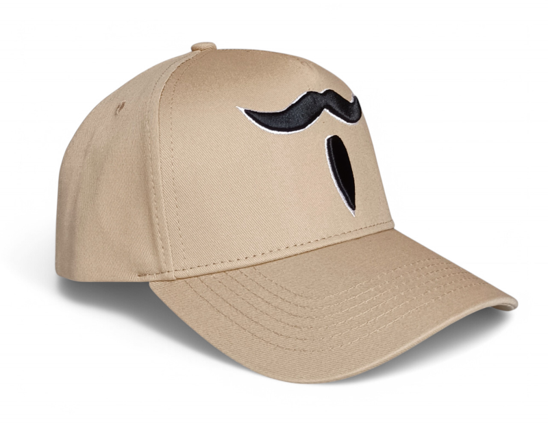 High Quality 5-Panel A-Frame Baseball Cap Khaki Color with OEM Custom Design Embroidery Logo Sporty Formal Style for Men Women