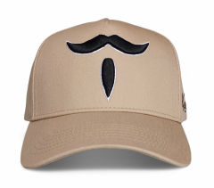 High Quality 5-Panel A-Frame Baseball Cap Khaki Color with OEM Custom Design Embroidery Logo Sporty Formal Style for Men Women
