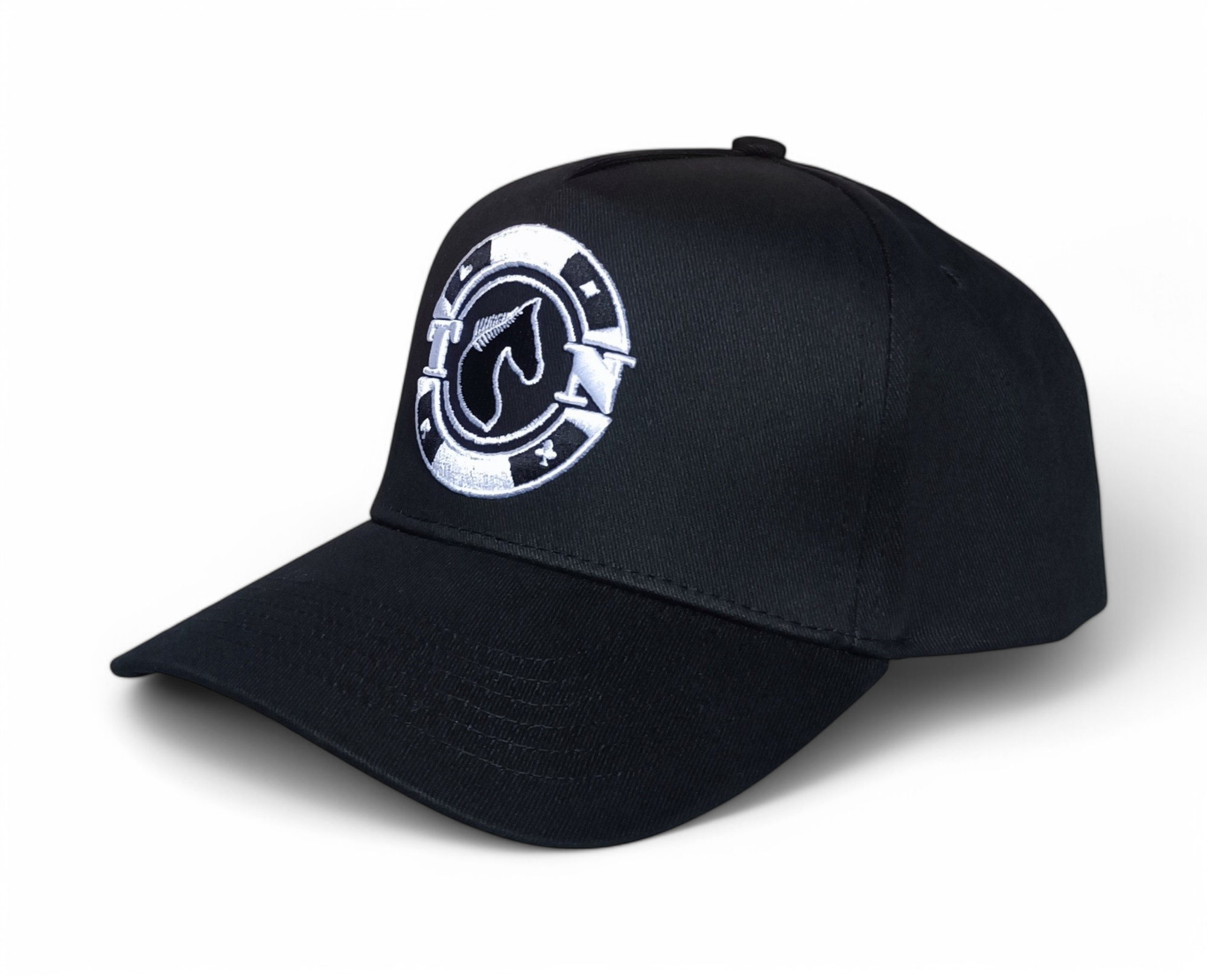Wholesale Unisex Full Customized Navy Blue Baseball Cap Hat 3D Embroidery Promotional 5 Panel Baseball Cap For Men And Women