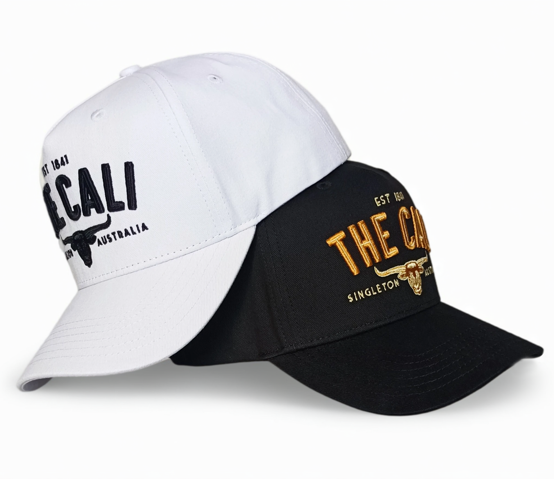 White 5 panel A frame 3D embroidery logo baseball cap