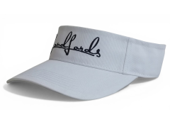 Custom Embroidery Logo Bulk Sale White Short Running Man Unisex Outdoor Sport Hat Golf Visor Cap