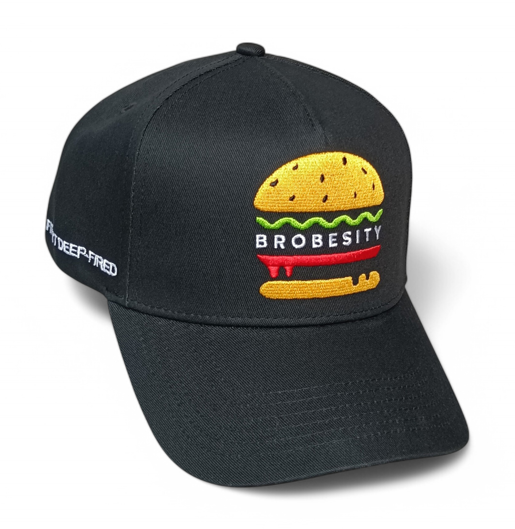 Black Gorras Custom Embroidery logo 5 Panel Baseball Caps Hats with Custom logo Sports Hats Baseball Caps for Men