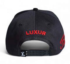 5-Panel Baseball Hat Suede High Quality Red Satin Black Gorras 3D Embroidery Logo Dandy Hats Gorras Baseball Cap