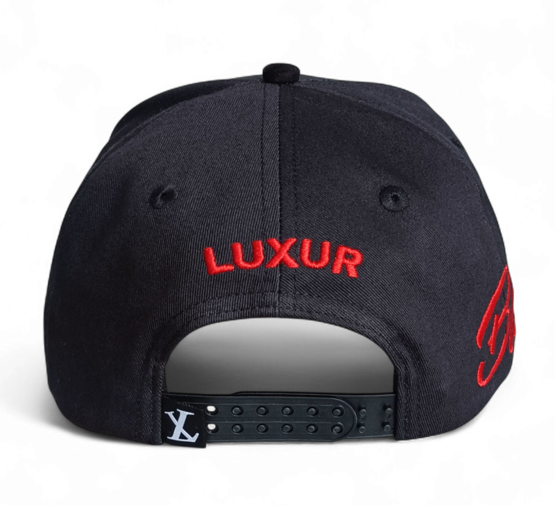 5-Panel Baseball Hat Suede High Quality Red Satin Black Gorras 3D Embroidery Logo Dandy Hats Gorras Baseball Cap