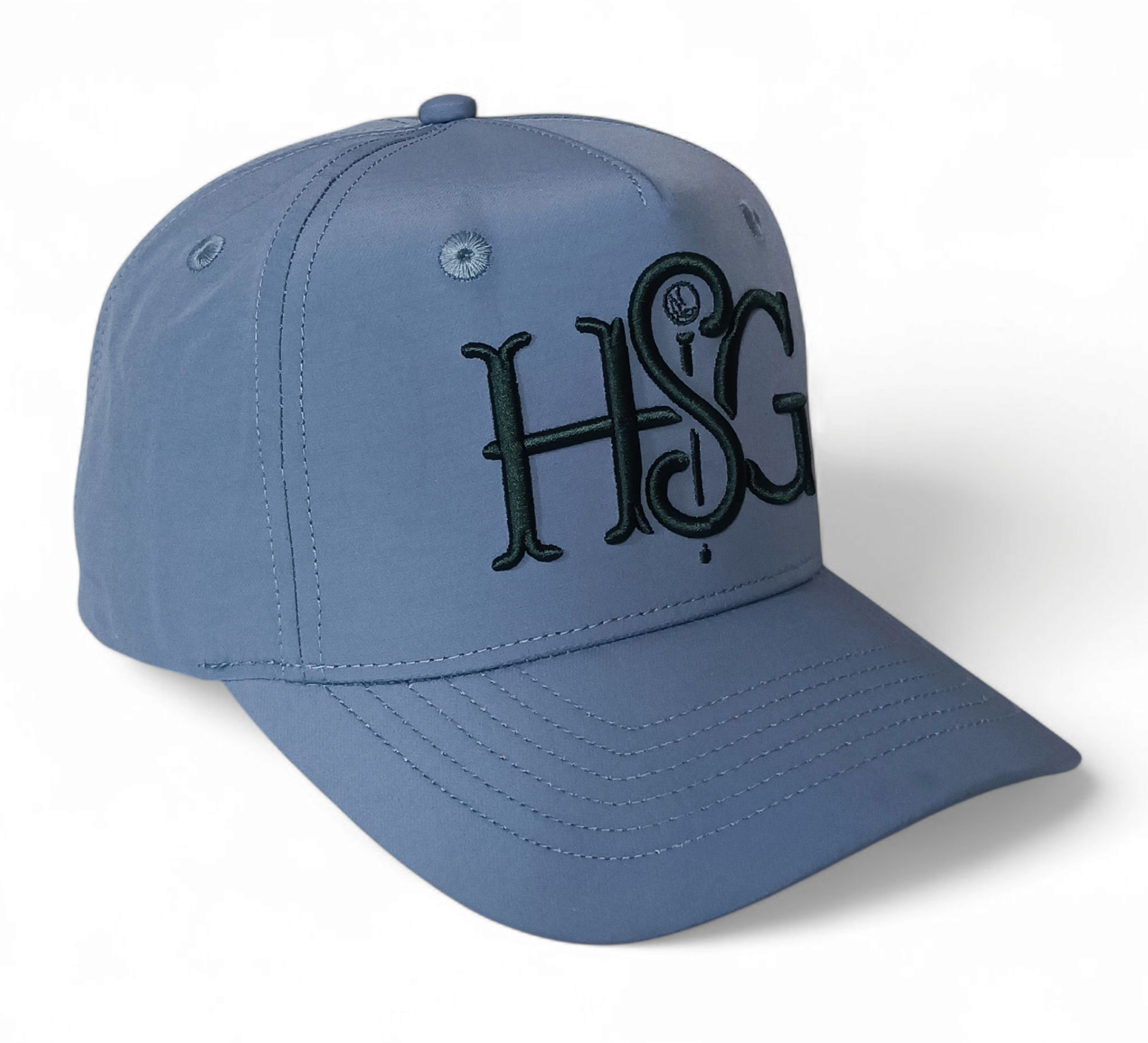 OEM Custom High Quality 5 Panel Polyester Waterproof Sports Baseball Cap Performance Baseball Hat