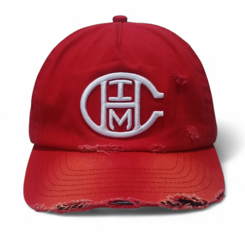 OEM ODM Factory Sun Protection Red Fade Effect Vintage Washed Cotton Baseball Cap 6 Panel Custom Embroidery Distressed Dad Hat