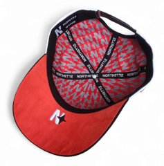 OEM ODM Customize 5 Panel Suede Baseball Cap With Metal Pin Wholesale Inside Satin Lined Printing Logo 3D Embroidery Club Hats