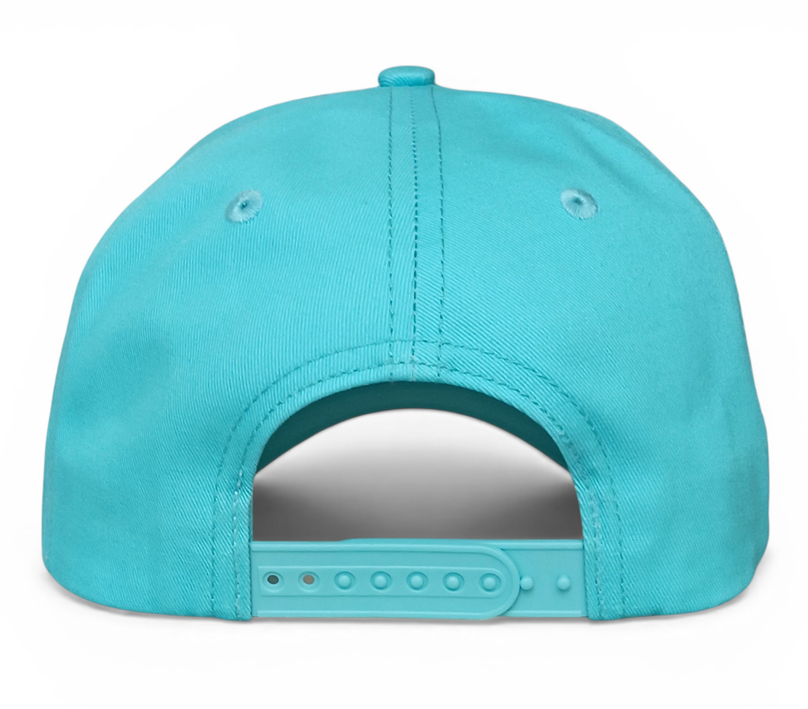 New Fashion Sporty 5 Panel Unisex Blue Cotton Snapback Cap Custom 3D Embroidery Logo Breathable Curved Brim Baseball Cap