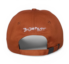 6 Panel 100% Cotton Sport Embroidery Dad Hats Brown Plain Custom Logo Baseball Cap