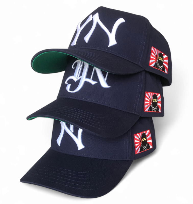 Wholesale Custom 5 Panel Sport Classics Snapback Cap High Quality Embroidery Logo Navy Blue Cotton Gorras Mens Women Baseball Cap