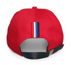 Custom Embroidery Logo 6 Panel 100% Cotton Unstructured Red Dad Hat Satin Lined Sport Baseball Caps