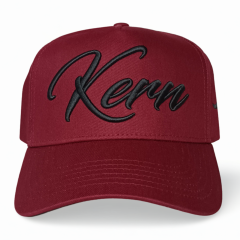 Wholesale High Quality 5 Panel Sports Baseball Cap Outdoor Blue Maroon Cotton 2 Tones Mens A Frame Baseball Caps