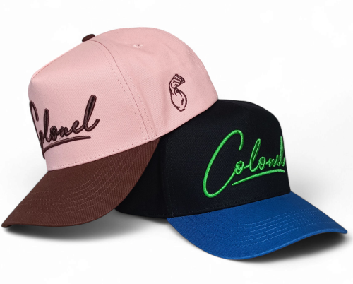 Fashion Custom 5 Panel Two Tone Pink Baseball Hats Personalized Outdoor Sports SnapBack Baseball Caps