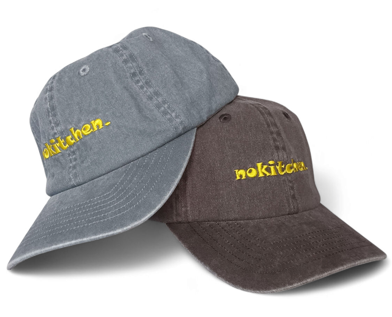 OEM ODM Factory Sun protection Dark Grey Vintage Washed Denim Cotton 6 Panel Baseball Cap Custom Embroidery Distressed Dad Hat