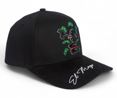 Hot Sell Style Cotton Front Suede Curved Brim Satin Inside Lining Custom 3D Embroidery Logo Gorras Snapback Baseball Cap Hats