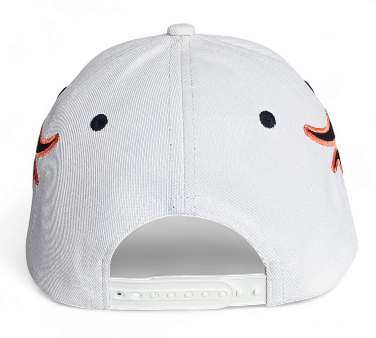 Custom Flame Embroidery 6-Panel Acrylic Fabric Sports Adjustable Baseball Cap for Men and Women