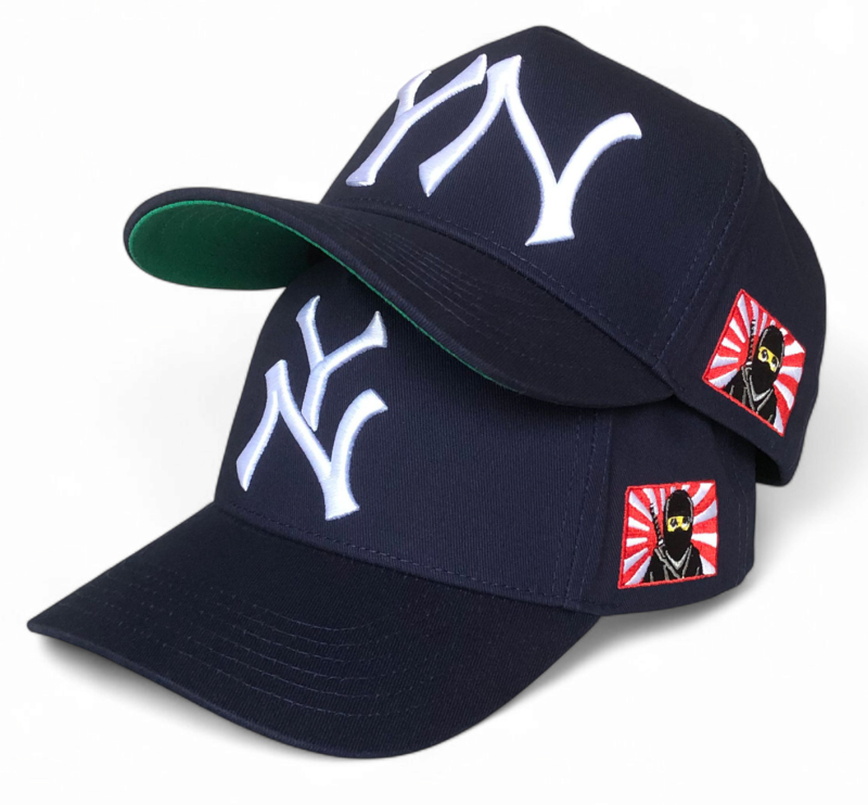 Wholesale Custom 5 Panel Sport Classics Snapback Cap High Quality Embroidery Logo Navy Blue Cotton Gorras Mens Women Baseball Cap