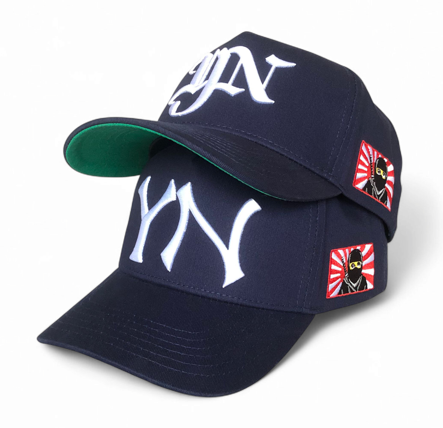 Wholesale Custom 5 Panel Sport Classics Snapback Cap High Quality Embroidery Logo Navy Blue Cotton Gorras Mens Women Baseball Cap