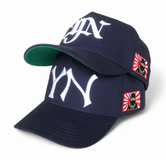 Wholesale Custom 5 Panel Sport Classics Snapback Cap High Quality Embroidery Logo Navy Blue Cotton Gorras Mens Women Baseball Cap