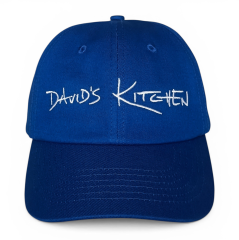 Custom Dad Hat Cap 6 Panels Outdoor Adjustable Royal Blue Cotton with Embroidered Logo Formal Baseball Cap