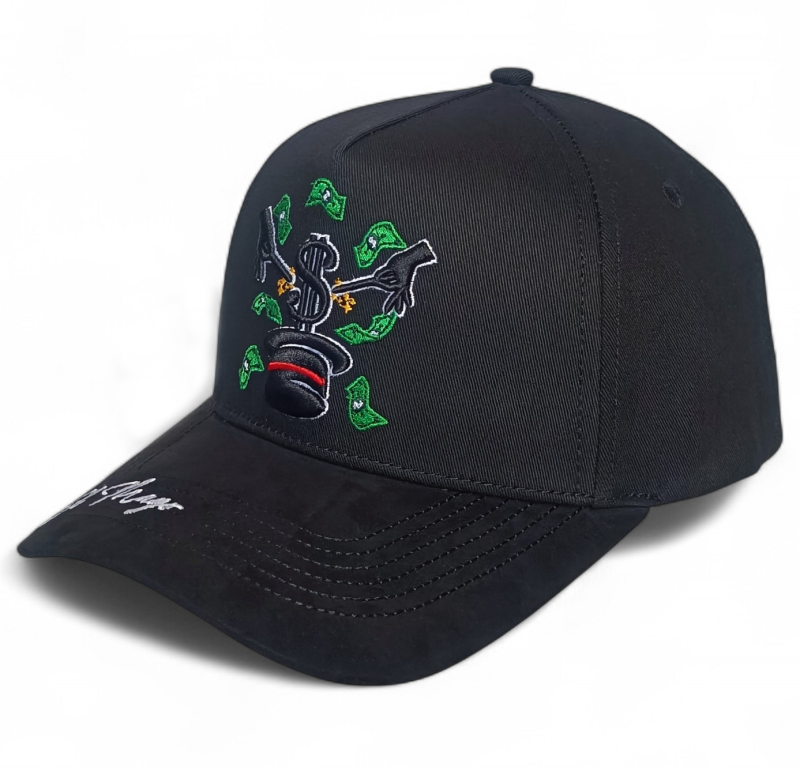 Hot Sell Style Cotton Front Suede Curved Brim Satin Inside Lining Custom 3D Embroidery Logo Gorras Snapback Baseball Cap Hats