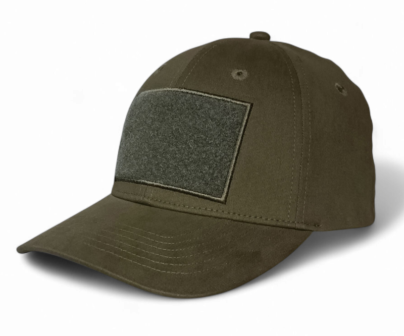 Custom 6 Panel Baseball Caps Custom Velcro Patch Logo Men Fitted Flex Full Fit Custom Olive Green Snapback Sports Cap Hats