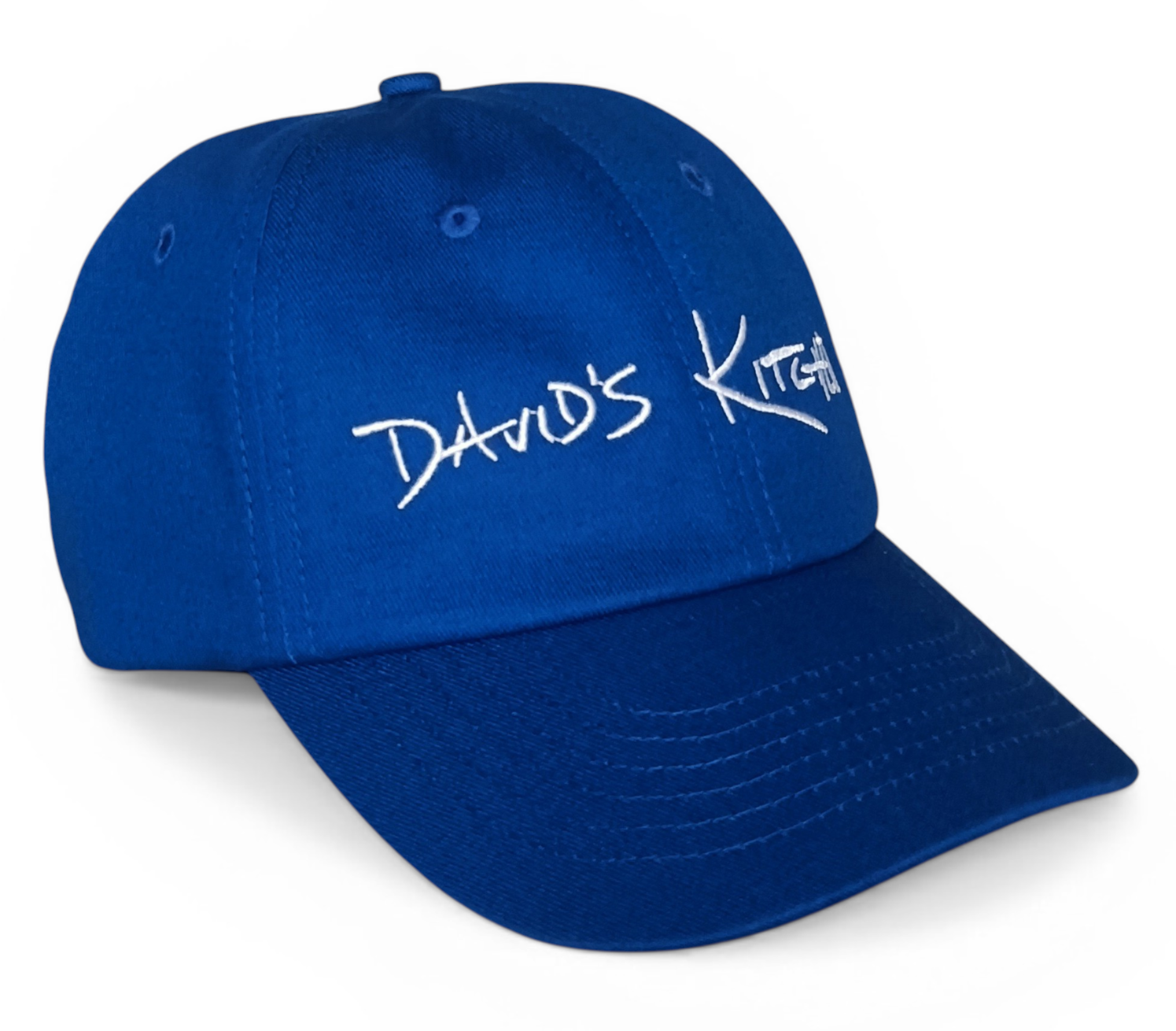 Custom Dad Hat Cap 6 Panels Outdoor Adjustable Royal Blue Cotton with Embroidered Logo Formal Baseball Cap