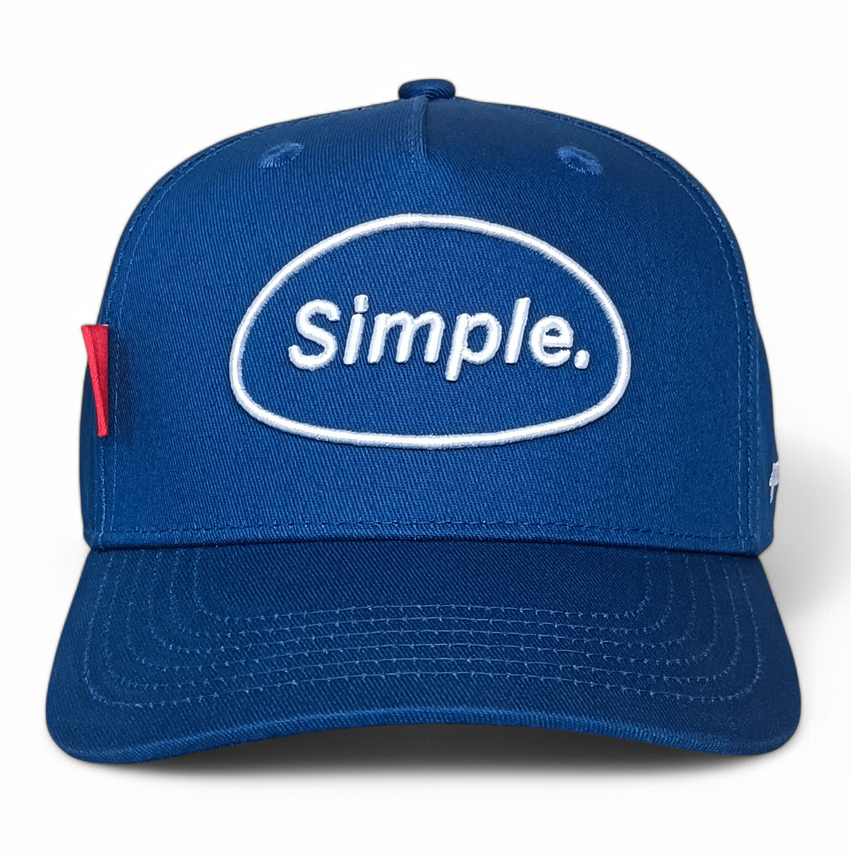 2 Tone Color High Quality Hip Hop 5 Panel Hat Beige Red Cotton Fabric Customized 3D Embroidery Logo a Frame Mens Baseball Cap