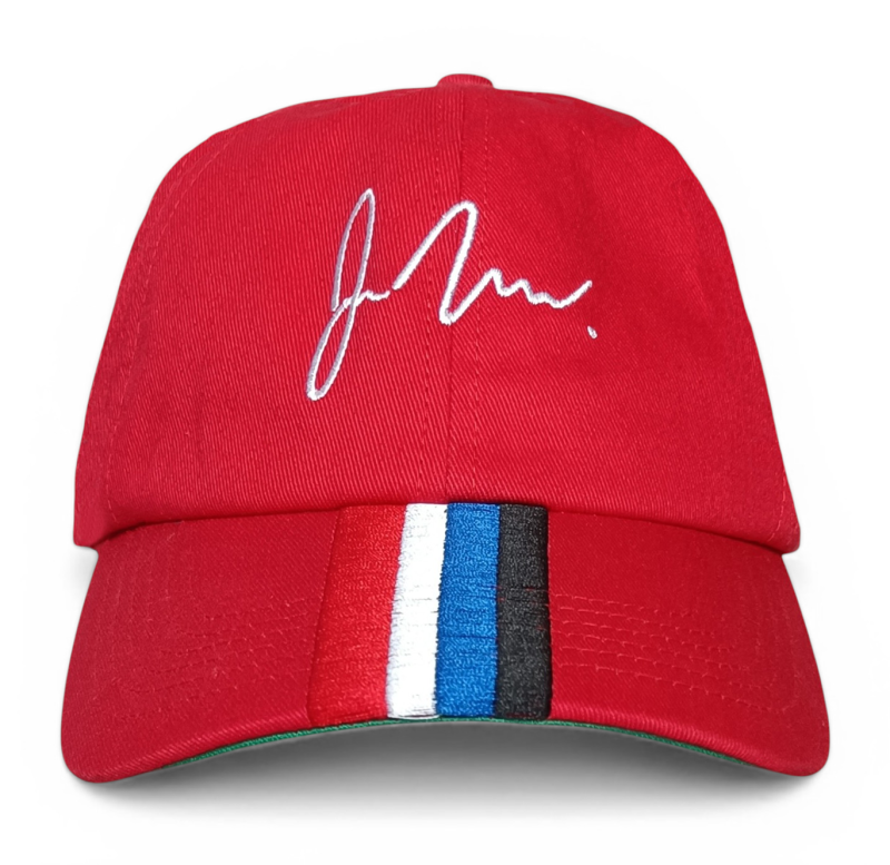 Custom Embroidery Logo 6 Panel 100% Cotton Unstructured Red Dad Hat Satin Lined Sport Baseball Caps