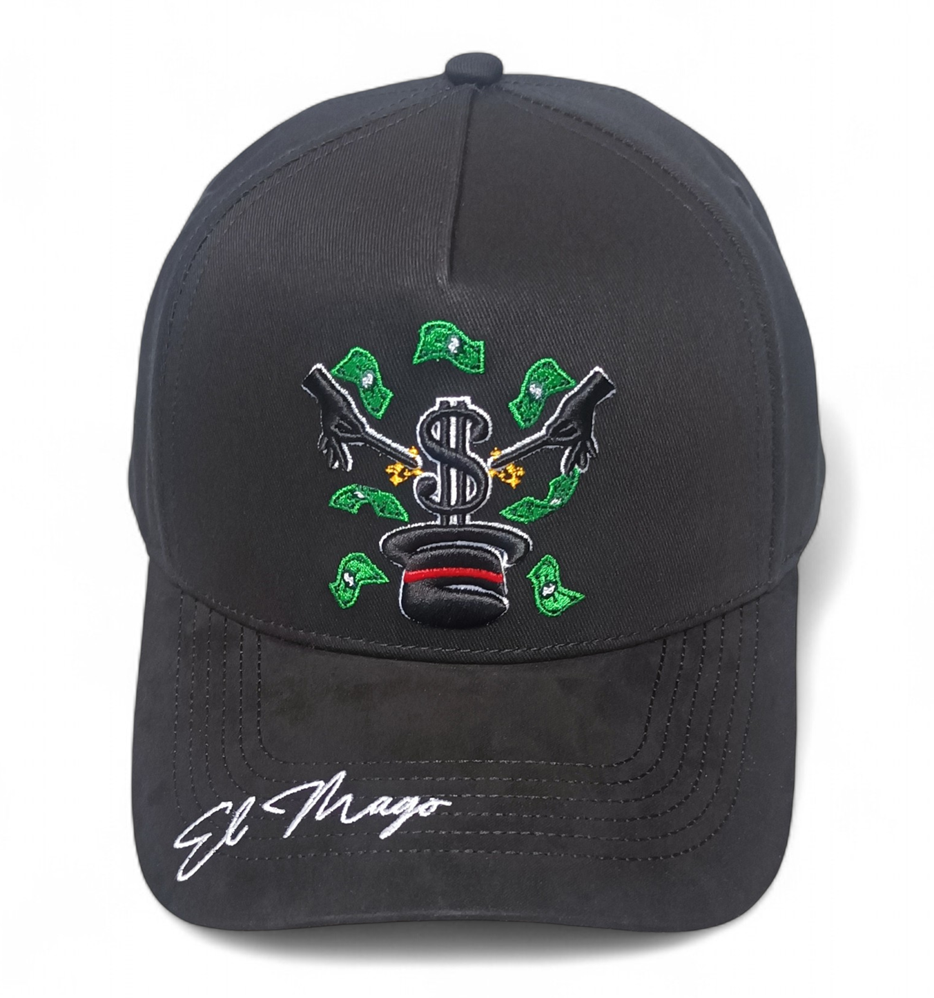 Hot Sell Style Cotton Front Suede Curved Brim Satin Inside Lining Custom 3D Embroidery Logo Gorras Snapback Baseball Cap Hats