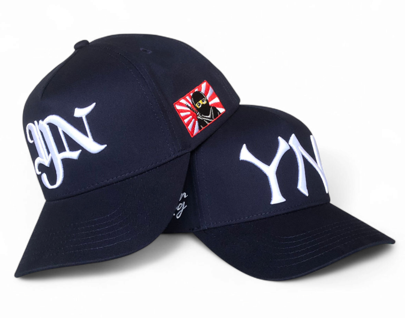 Wholesale High Quality a Frame Custom Professional Logo 3D Embroidery Navy Cotton Snapback Hats Low MOQ 5 Panel Baseball Cap