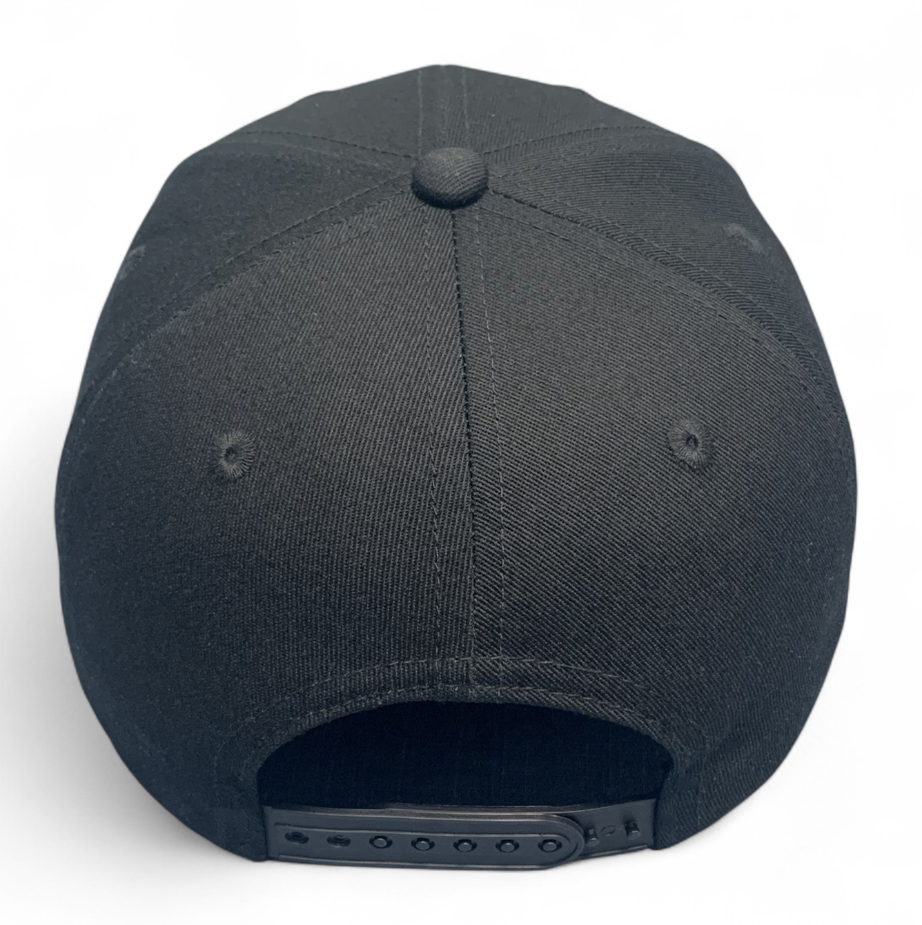 Wholesale High Quality Custom Logo 6 Panel Black Structured 3D Embroidered Logo Baseball Cap