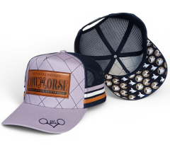 Custom 5 Panel Embroidery Patch Logo Australian Country Strip High Profile Mesh Australia Trucker Hat Country Trucker Caps