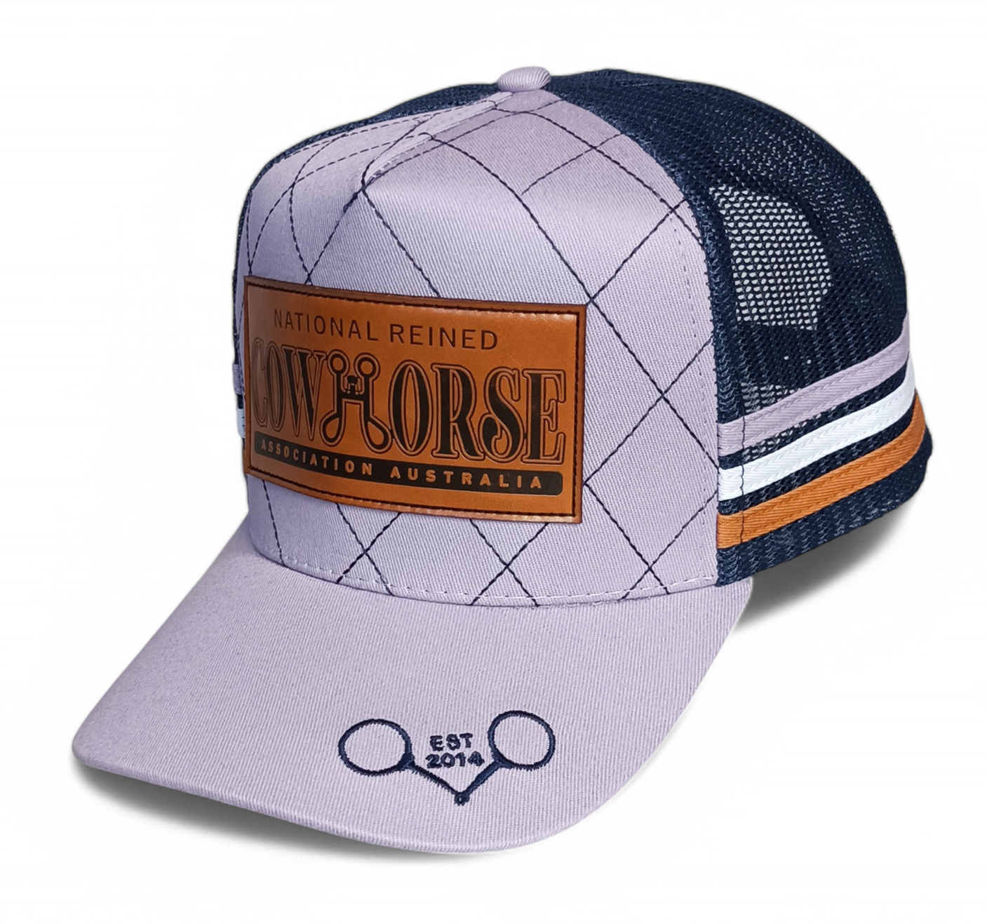 Custom 5 Panel Embroidery Patch Logo Australian Country Strip High Profile Mesh Australia Trucker Hat Country Trucker Caps