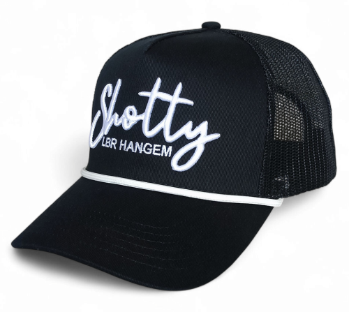 ustom High Quality Black Trucker Hat 5 Panel With Rope Adjustable Sporty Casual Trucker Hat Breathable Mesh Back for Adults