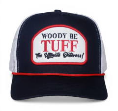 Supply High Quality New Fashion Outdoor Trucker Hat Front With Rope Custom 3D Embroidery Patch Hunting White Mesh Trucker Cap
