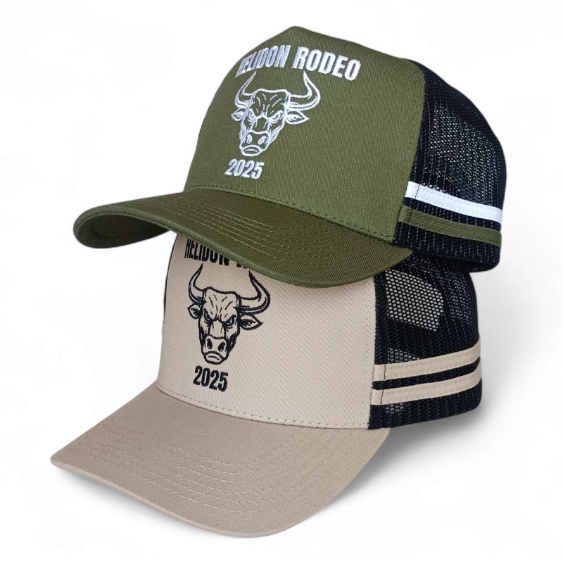 Custom Australian Country High Quality 5 Panel High Profile Structured Trucker Hat Gorras 2 Side Stripes Mesh Trucker Cap Hat