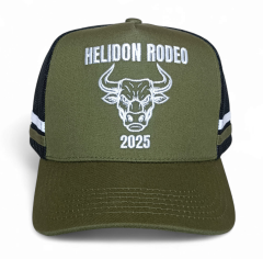 Custom Australian Country High Quality 5 Panel High Profile Structured Trucker Hat Gorras 2 Side Stripes Mesh Trucker Cap Hat