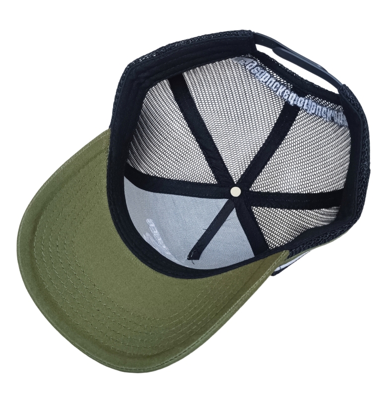 Custom Australian Country High Quality 5 Panel High Profile Structured Trucker Hat Gorras 2 Side Stripes Mesh Trucker Cap Hat