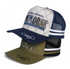 China Manufacturer Australia Country Trucker Hats Custom 3D Embroidery Logo 5 Panel Curved Brim Printing Logo Trucker Cap