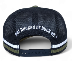 Custom Australian Country High Quality 5 Panel High Profile Structured Trucker Hat Gorras 2 Side Stripes Mesh Trucker Cap Hat