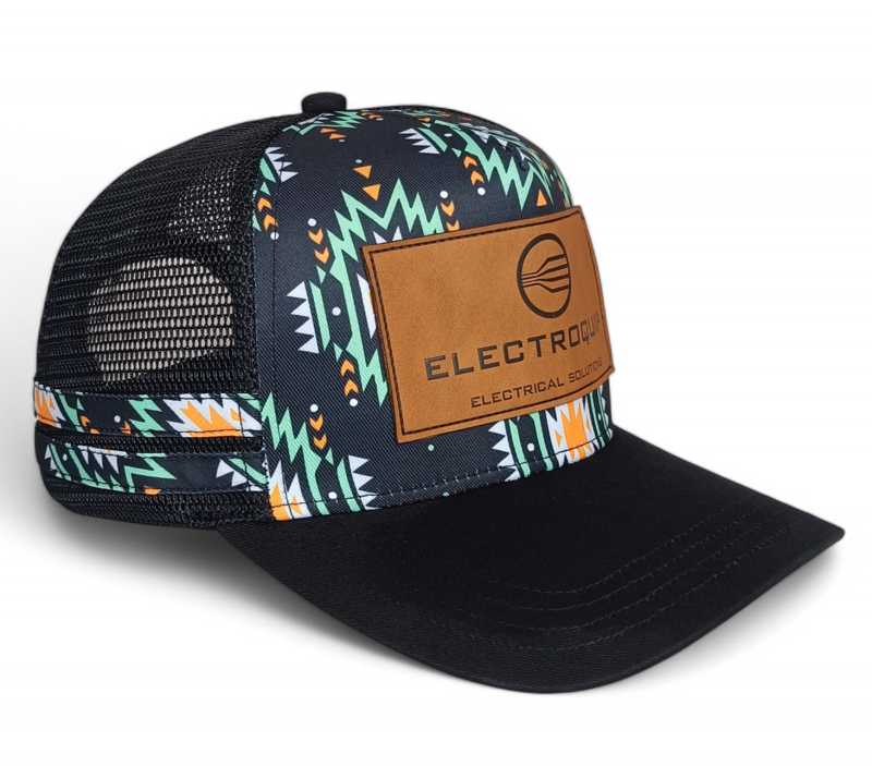 Wholesale Custom Australia Country High Profile Striped Trucker Hat 5 Panel Leather Patch Logo Hip Hop Gorras Outdoor Trucker Cap