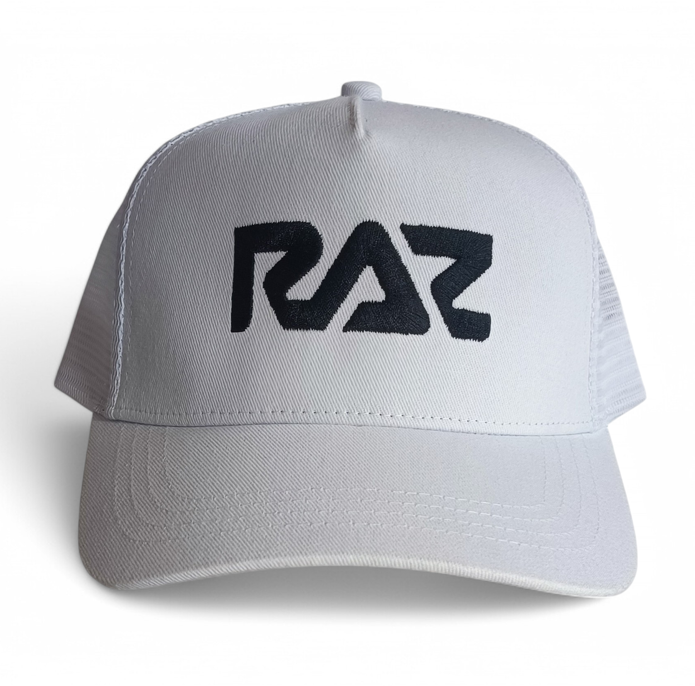 Custom Embroidery Logo White Gorras Caps Embroidery Trucker Cap High Quality Wholesale Cotton Outdoor 5 Panel Mens Mesh Hat