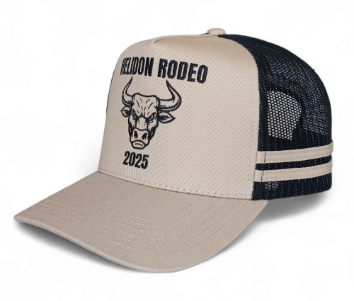High Quality 3D Embroidery High Crown Stripes Australian Country Trucker Cap Fishing Ponytail Outdoor Trucker Hat