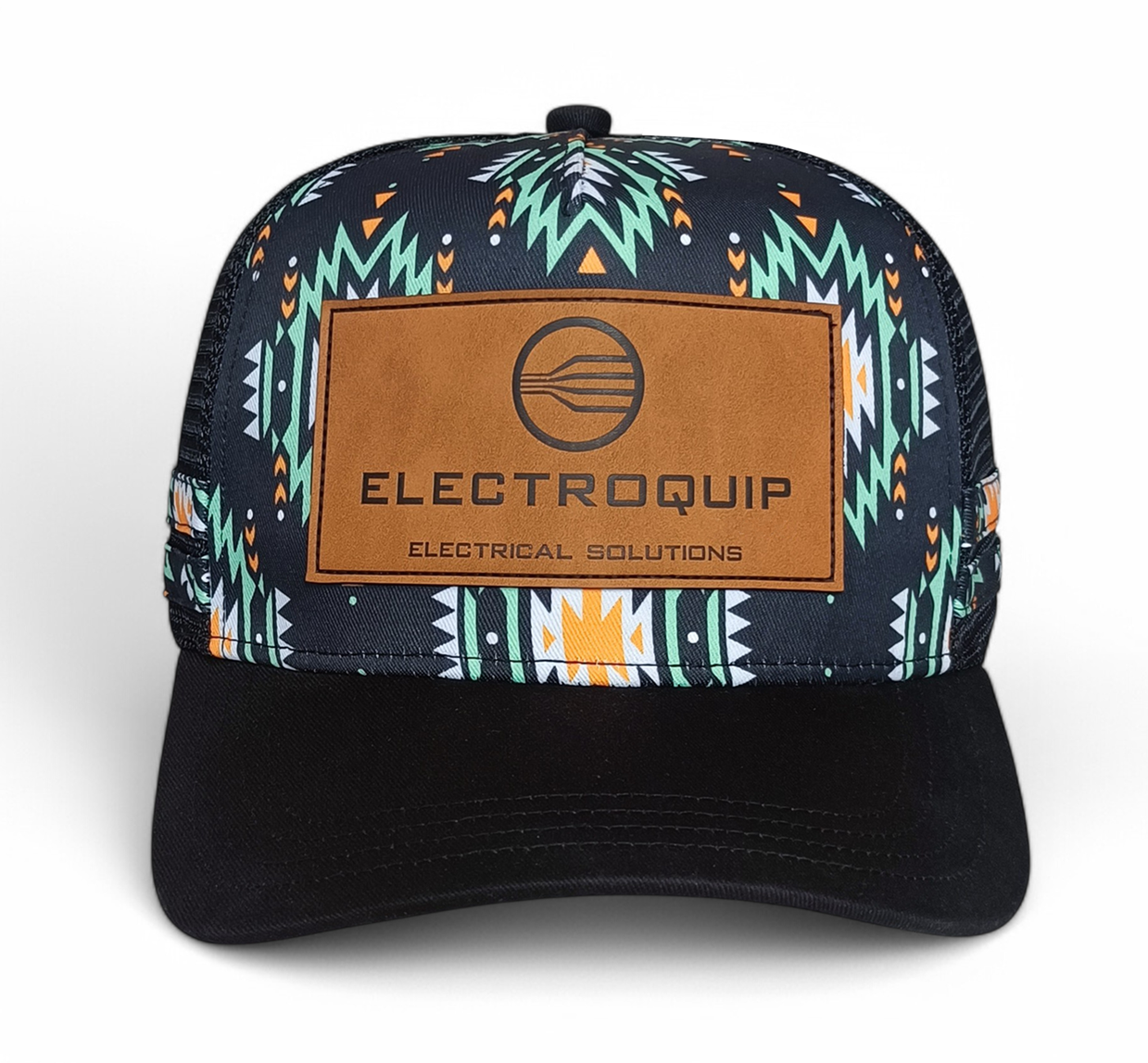 Wholesale Custom Australia Country High Profile Striped Trucker Hat 5 Panel Leather Patch Logo Hip Hop Gorras Outdoor Trucker Cap