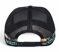 Wholesale Custom Australia Country High Profile Striped Trucker Hat 5 Panel Leather Patch Logo Hip Hop Gorras Outdoor Trucker Cap