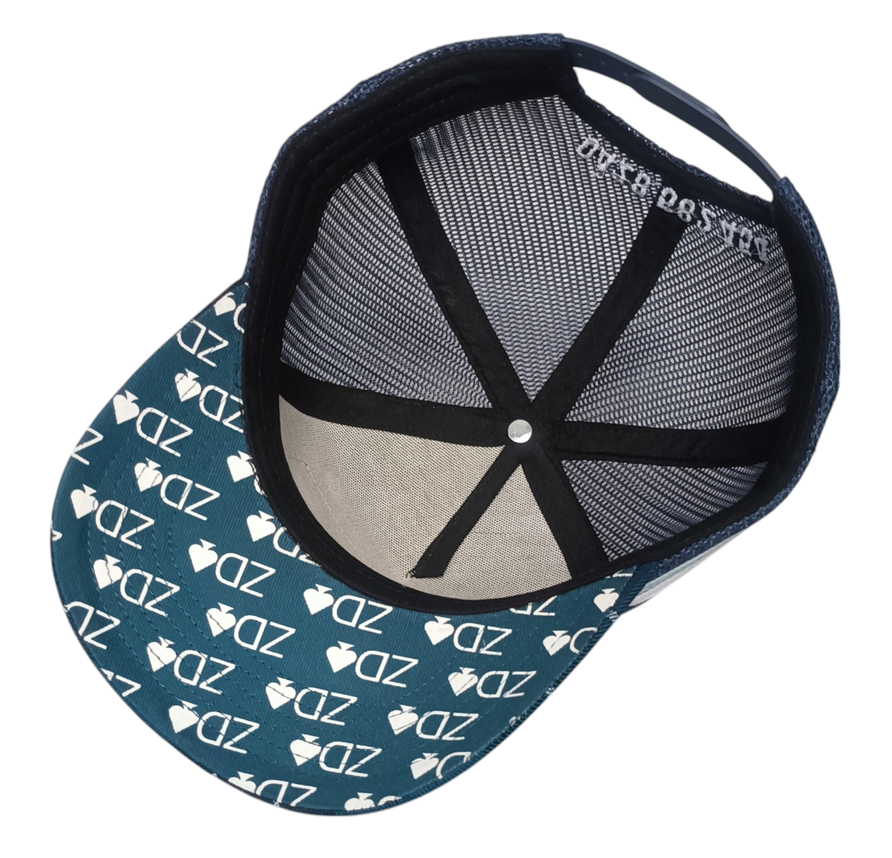 Wholesale Custom Design Leather Logo 5 Panel Mesh Gorras Navy Sport Hat Snapback High Quality Classics Australia Trucker Cap