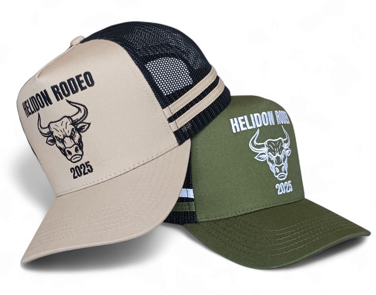 High Quality 3D Embroidery High Crown Stripes Australian Country Trucker Cap Fishing Ponytail Outdoor Trucker Hat